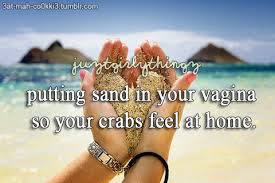 Got to make the crabs feel good