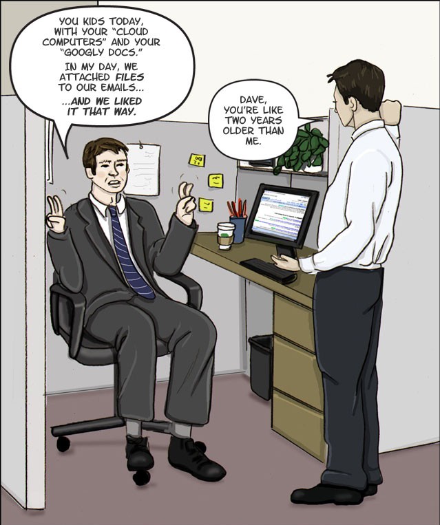 This is exactly how technology makes me feel sometimes...