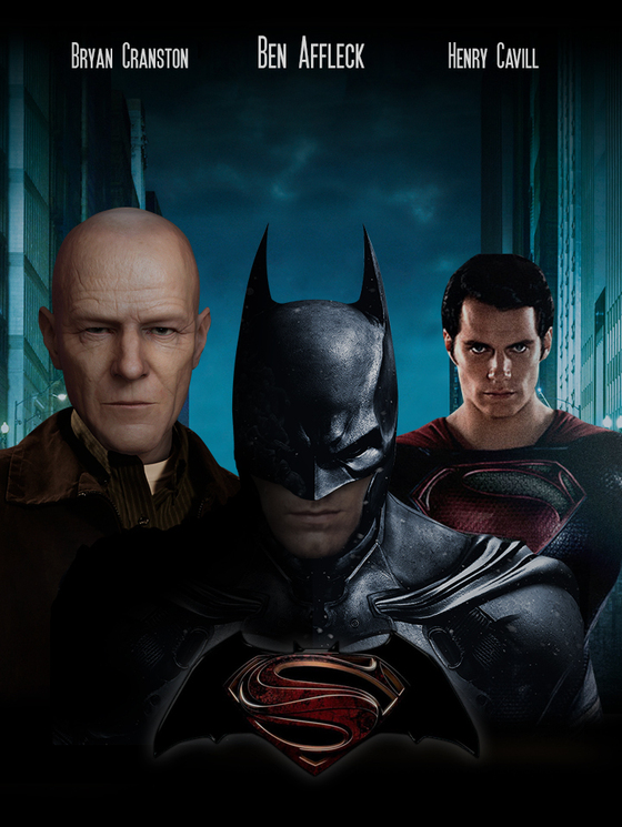 update: Bryan Cranston is going to be Lex Luthor in the Batman/Superman movie