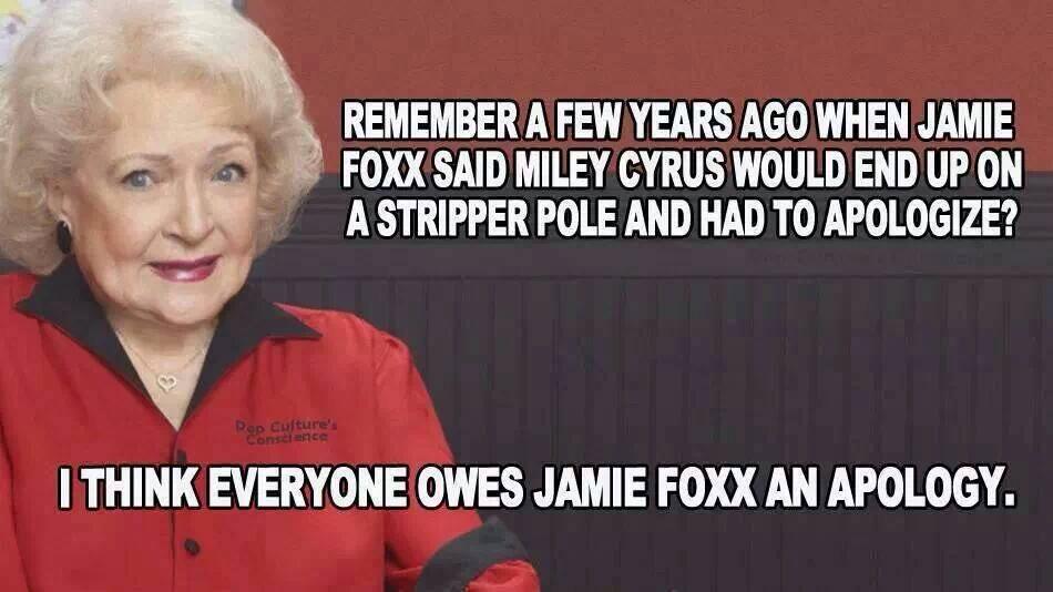 jamie foxx was right...