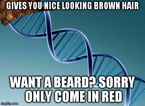 I dont want to grow a ginger beard