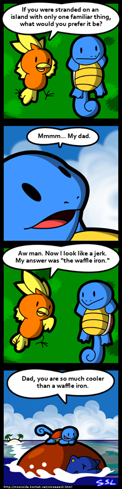 Agree, blastoise is way cooler than a waffle iron