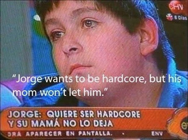 I feel you Jorge...