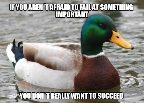 I work with handicapped people, one of them dropped this wise words today