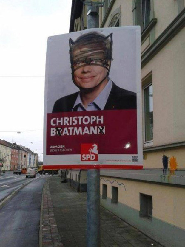 Batman is running for parliament in germany