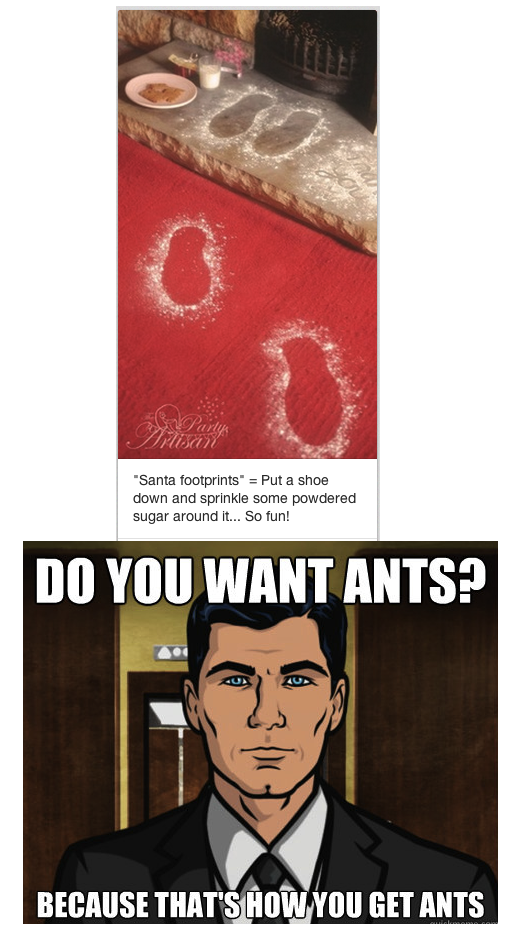 Silly, pinners.