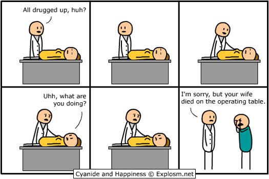 There was an accident.