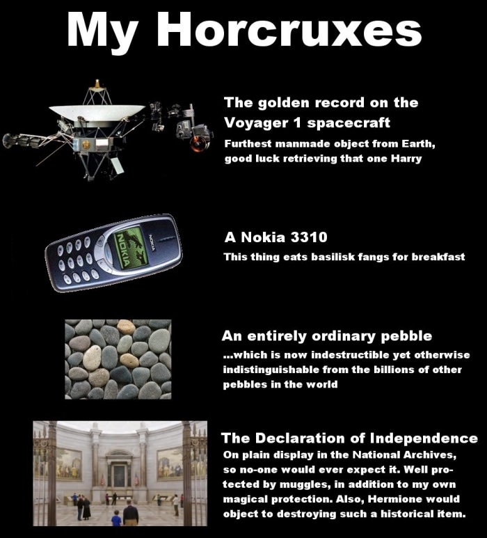 Horcruxes: You Made a Mistake, Voldie