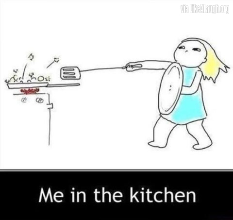 the worst part when cooking