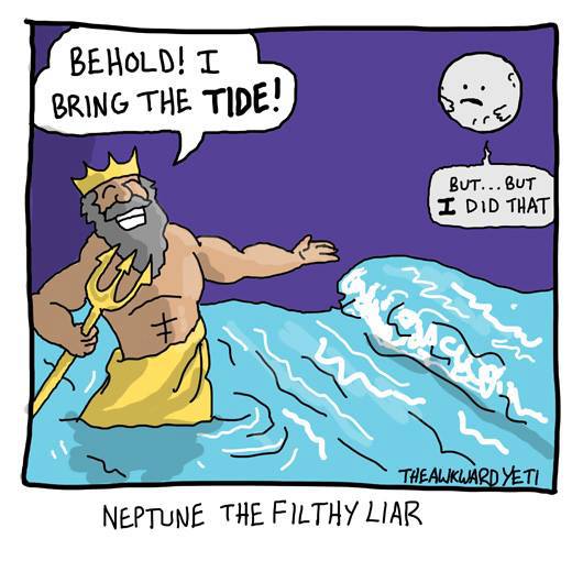 Neptune king of the sea
