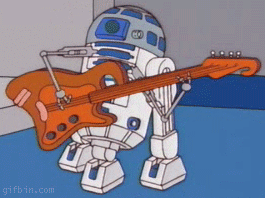 you might be cool, but will never be R2-D2 playing bass cool.