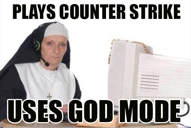 Overly Religious Gamer Nun