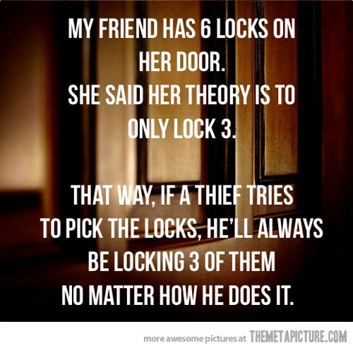 6 locks