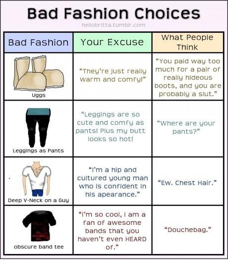 Bad Fashion Choices
