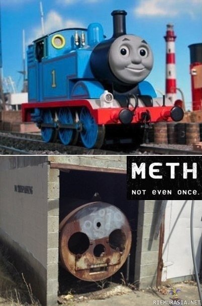 I guess Thomas went on the "Magic Railroad"