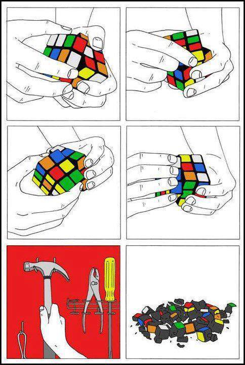How to solve a rubic cube