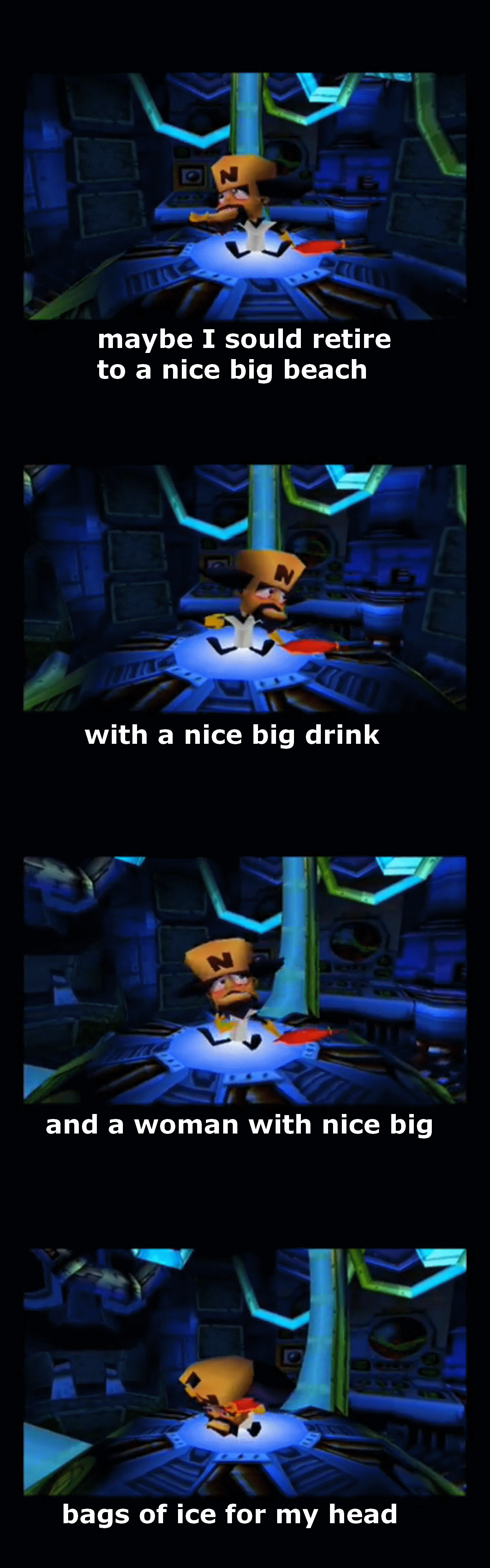 Replaying crash bandicoot 3 warped when suddenly