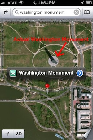 Get iOS 6 they said, the Apple maps will be better than Google maps they said.