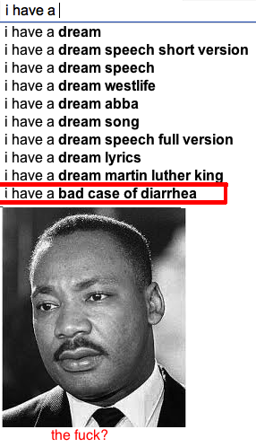 martin luther king is not happy