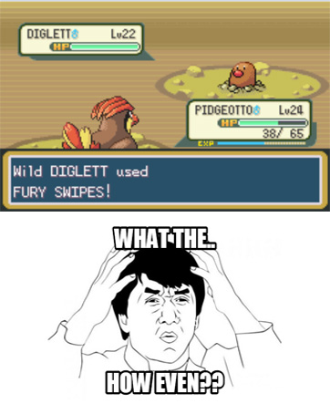 Just another Diglett conspiracy.