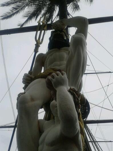 figurehead on an italian ship