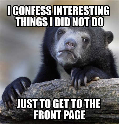 How I see most confession bear posts