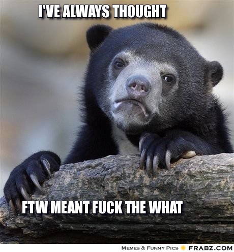 I'm a moron