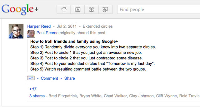 This would be a thing if anyone would use google plus