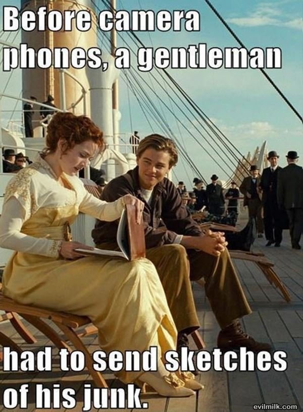 B.C. Before Camera Phones