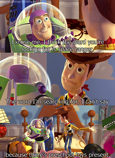 Oh you, Woody...
