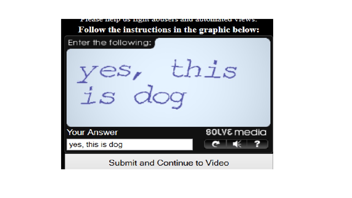 Doge is captcha