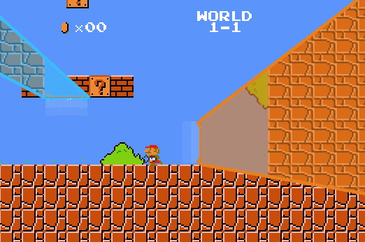 Mario is thinking with portals