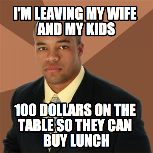 100 dollars ain't enough for lunch!