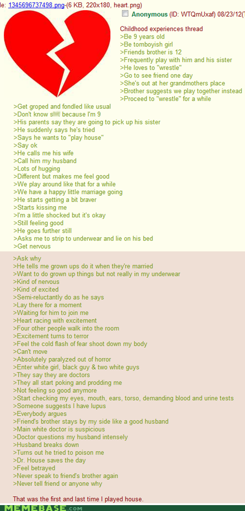 Twisted tales everywhere,especially on /b/!