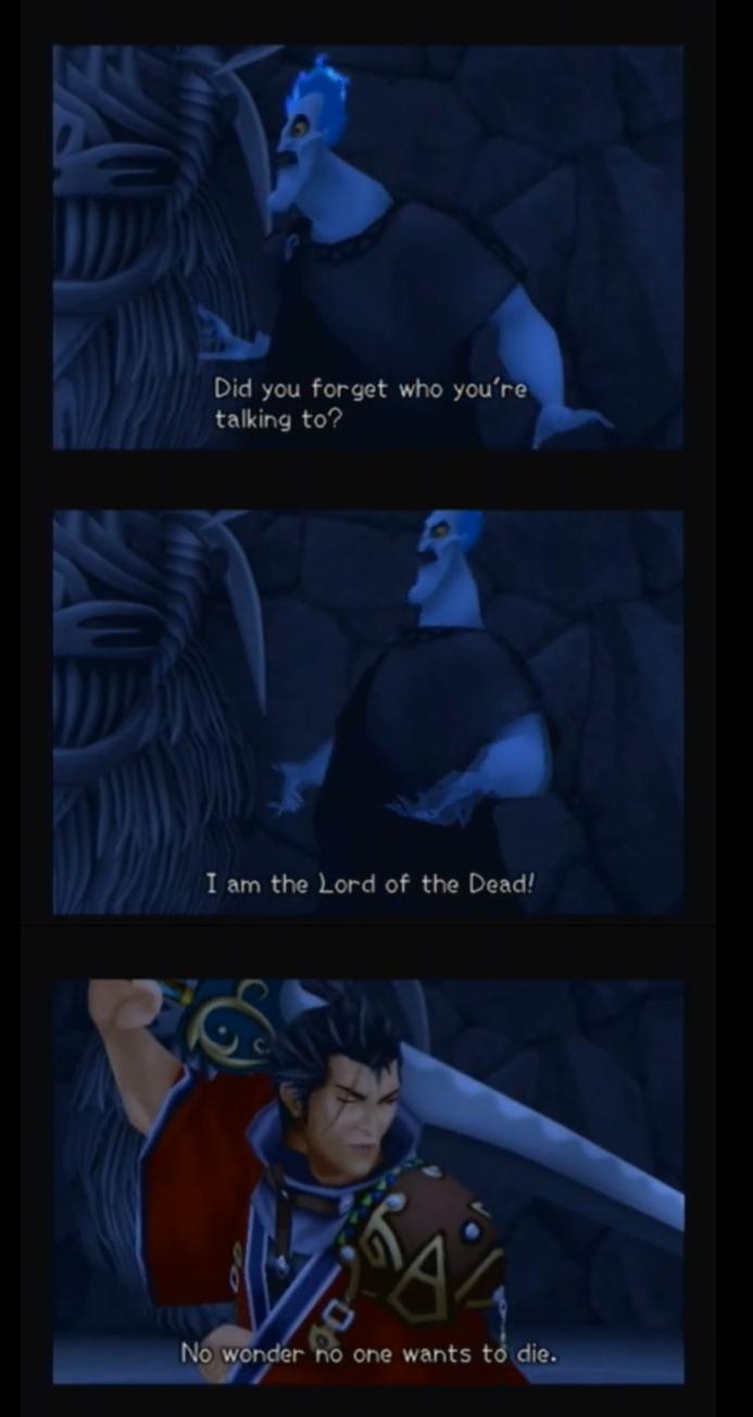 I'd say Hades got burned, but, well...