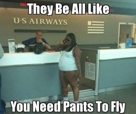 But, Who wears a pant to fly?