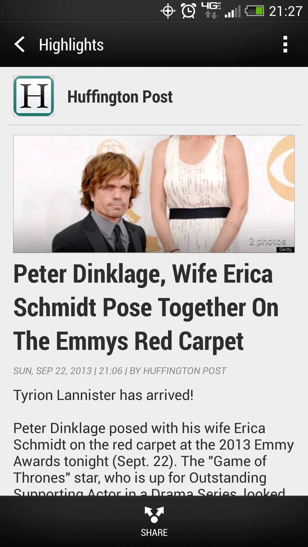 She seems to have a "Ned Stark" syndrom.