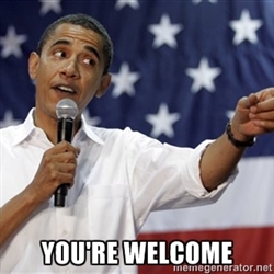 To all "Thanks, Obama" posts