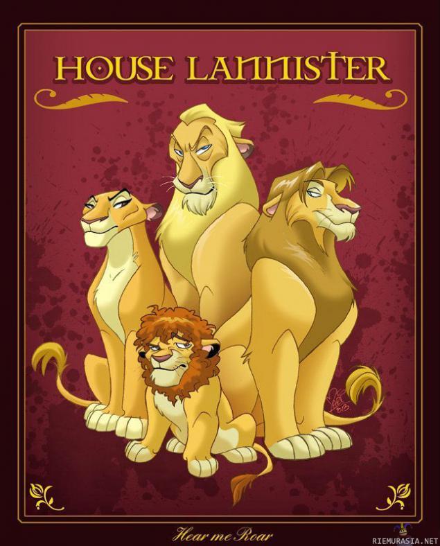 Disney Lannisters