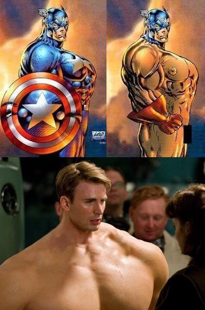 if Rob Liefeld made the captain america movie...