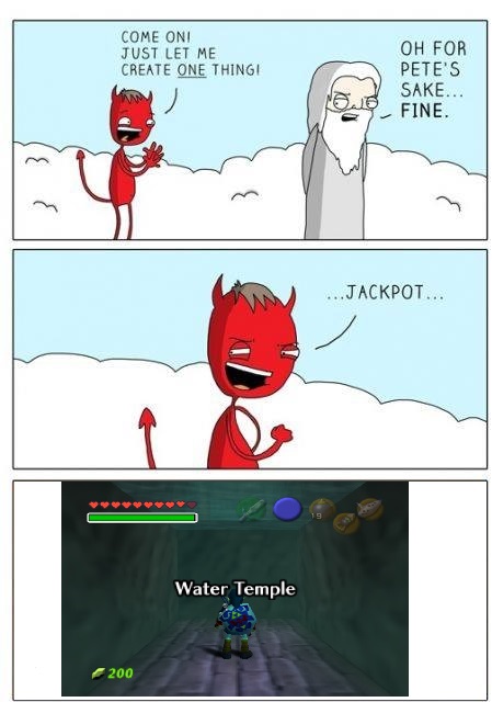 Curse you water temple