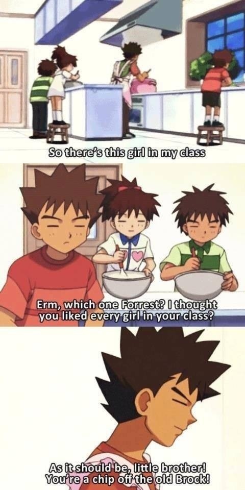 a chip off the old Brock