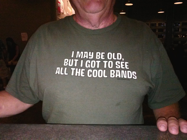 Old guy's shirt has a point