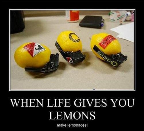 If you get hurt, better get some lemon-aid