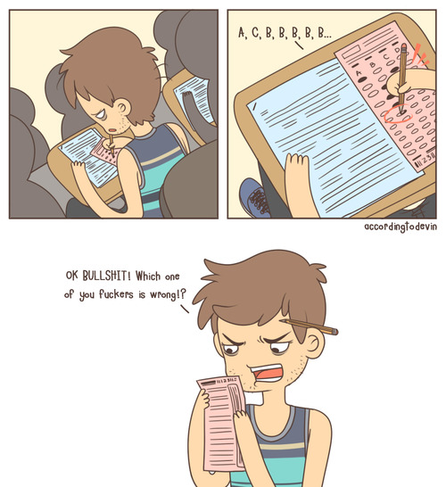 Every exam...