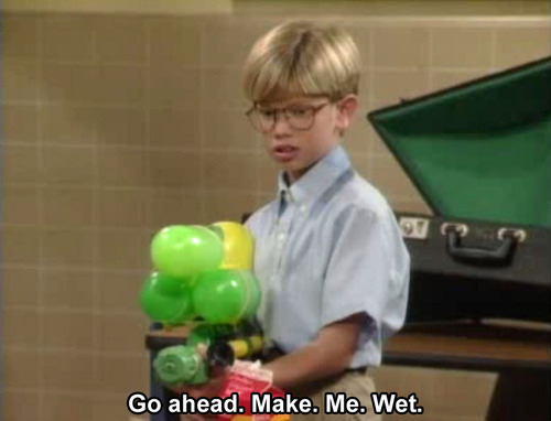 Notice the watergun