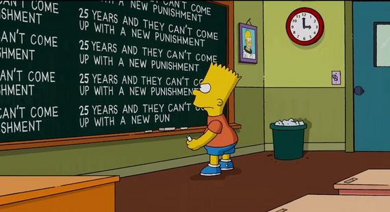 We all know Bart would never finish 4th grade