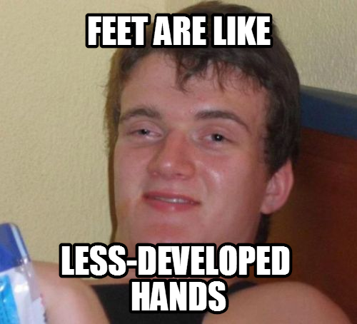 feet