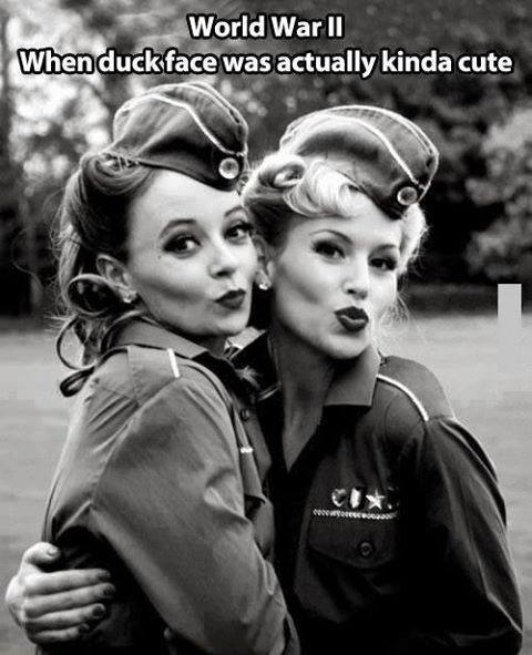 WWII Duck Faces.