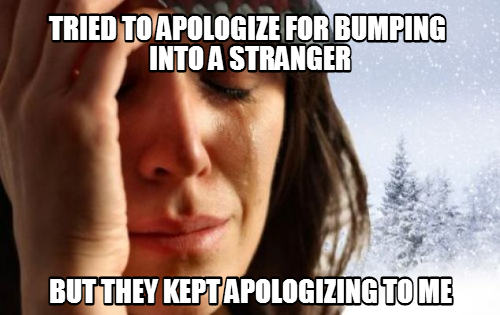 First world Canadian problems.